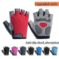 Boxing Gloves for Men Women Fingerless Cycling Motorcyclist Mtb Bicycle Gloves Gym Yoga Fitness Training Exercise Mitten Elastic
