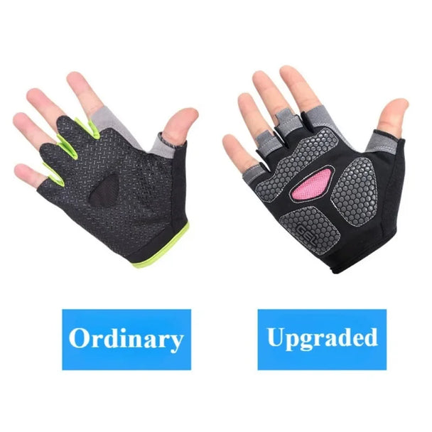 Boxing Gloves for Men Women Fingerless Cycling Motorcyclist Mtb Bicycle Gloves Gym Yoga Fitness Training Exercise Mitten Elastic