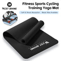 Sports Yoga Mat Anti-Slip Soft Home Fitness Exercise Mat Thicken Shock Absorb Cycling Training Mat Bike Accessories