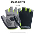 Boxing Gloves for Men Women Fingerless Cycling Motorcyclist Mtb Bicycle Gloves Gym Yoga Fitness Training Exercise Mitten Elastic
