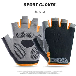 Boxing Gloves for Men Women Fingerless Cycling Motorcyclist Mtb Bicycle Gloves Gym Yoga Fitness Training Exercise Mitten Elastic