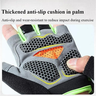 Boxing Gloves for Men Women Fingerless Cycling Motorcyclist Mtb Bicycle Gloves Gym Yoga Fitness Training Exercise Mitten Elastic