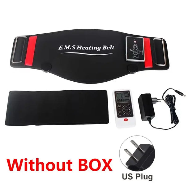 Smart EMS Wireless Abs Muscle Stimulator Abdominal Training Belts Electric Weight Loss Fitness Body Slimming Massager Unisex