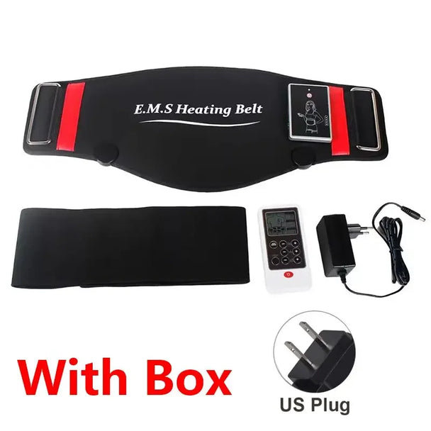 Smart EMS Wireless Abs Muscle Stimulator Abdominal Training Belts Electric Weight Loss Fitness Body Slimming Massager Unisex