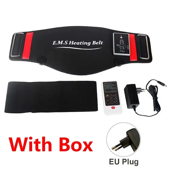 Smart EMS Wireless Abs Muscle Stimulator Abdominal Training Belts Electric Weight Loss Fitness Body Slimming Massager Unisex