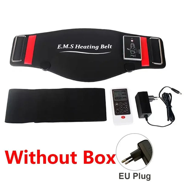Smart EMS Wireless Abs Muscle Stimulator Abdominal Training Belts Electric Weight Loss Fitness Body Slimming Massager Unisex