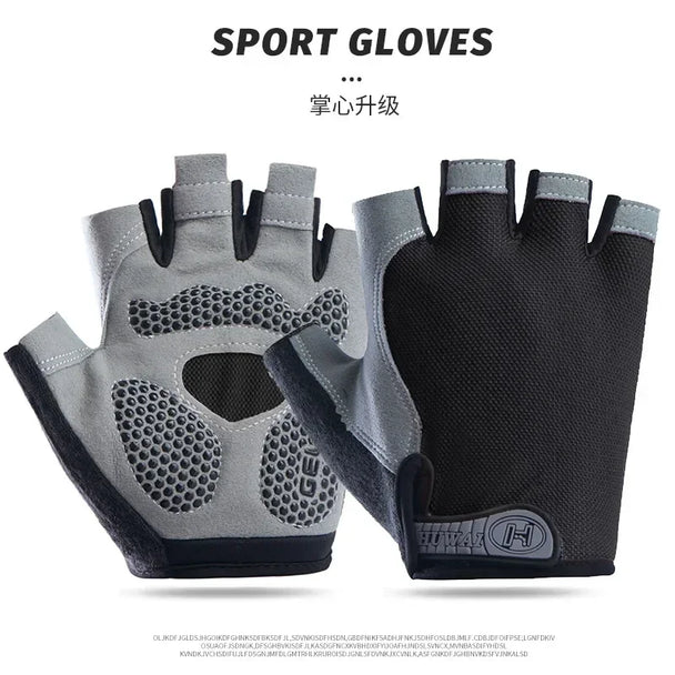 Boxing Gloves for Men Women Fingerless Cycling Motorcyclist Mtb Bicycle Gloves Gym Yoga Fitness Training Exercise Mitten Elastic