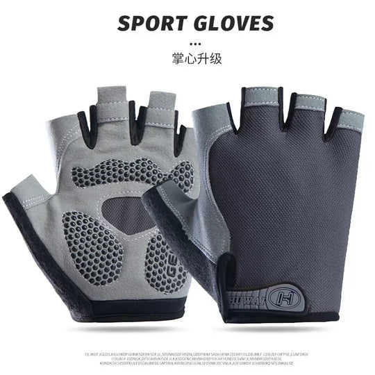 Boxing Gloves for Men Women Fingerless Cycling Motorcyclist Mtb Bicycle Gloves Gym Yoga Fitness Training Exercise Mitten Elastic