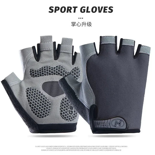 Boxing Gloves for Men Women Fingerless Cycling Motorcyclist Mtb Bicycle Gloves Gym Yoga Fitness Training Exercise Mitten Elastic