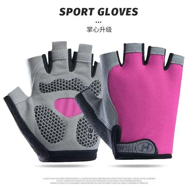 Boxing Gloves for Men Women Fingerless Cycling Motorcyclist Mtb Bicycle Gloves Gym Yoga Fitness Training Exercise Mitten Elastic